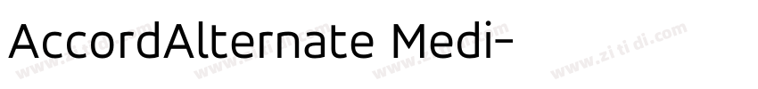 AccordAlternate Medi字体转换